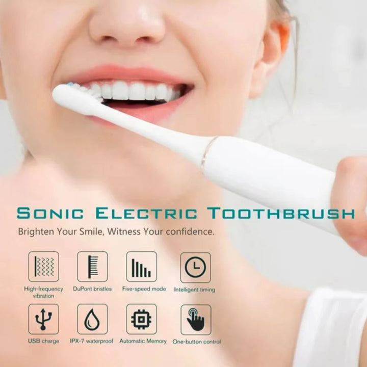 Electric Toothbrush for Adults IPX7 Waterproof