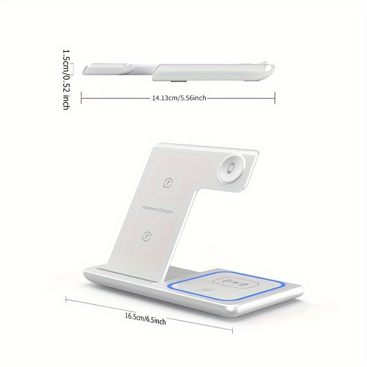 Wireless Charging Station 3-in-1